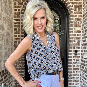 Cabi 6320 Take Two Top Spring 2023 XLarge EUC